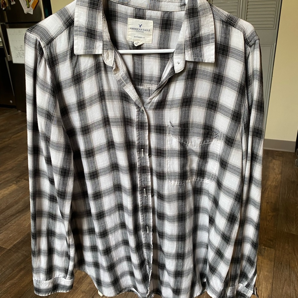 american eagle boyfriend flannel